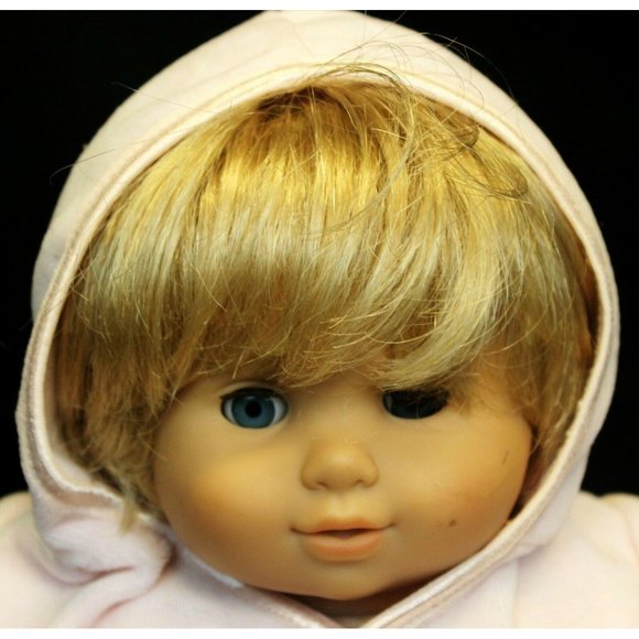 American Girl Pleasent Co Bitty Baby Twin Doll Light Blonde Blue Eyed 16" Pink - Picture 2 of 11